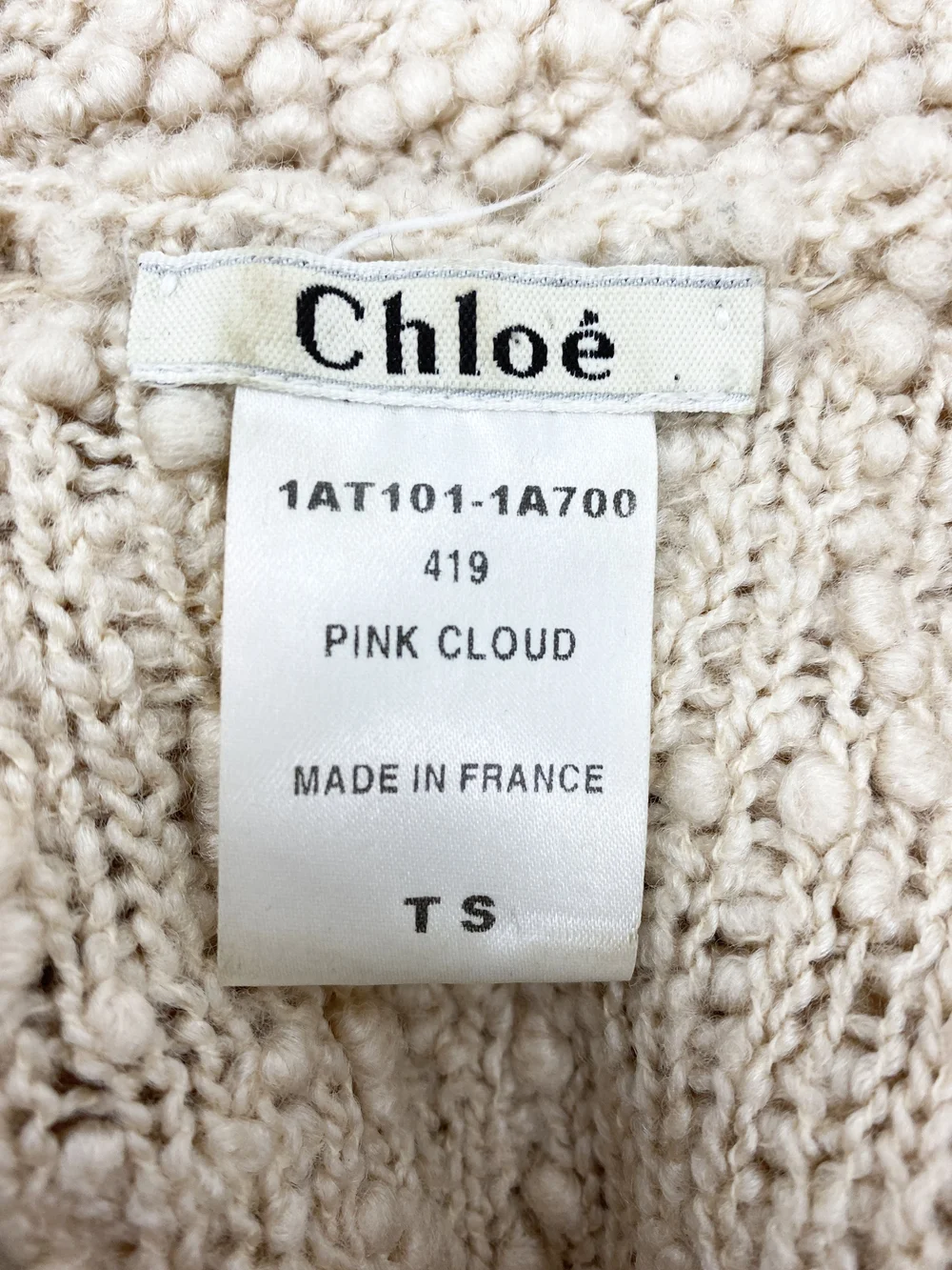 Chloe F/W 2001 textured silk knit top — JAMES VELORIA